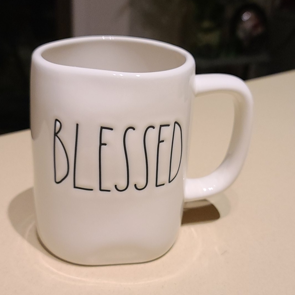Rae Dunn by Magenta BLESSED Ceramic Mug